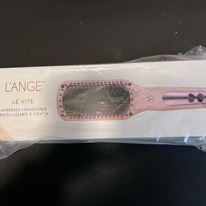 L'ANGE Le Vite Hairbrush Straightener in Pink